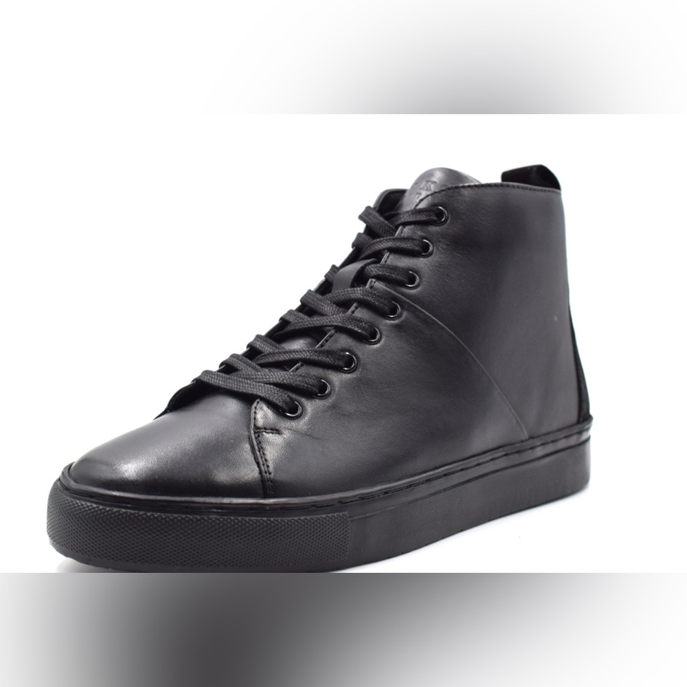 Frances, Nekta Footwear, Designer Sneakers, Leather Sneakers Black
